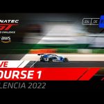 LIVE | Course 1 | Valencia | Fanatec GT World Challenge Europe Powered by AWS (Francais)