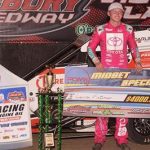 Cannon McIntosh Wins at Fairbury Speedway with POWRi National Midgets