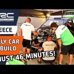 Rally Mechanics rebuild a Škoda Fabia in 46min! | WRC EKO Acropolis Rally Greece 2022