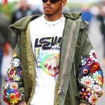 Flower power Lewis Hamilton wears T-shirt with his own name on it and flowery coat as F1 star prepares for Japanese GP