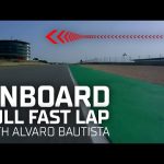 A fast FULL LAP ONBOARD Alvaro Bautista's bike around the rollercoaster 💨 | #PRTWorldSBK