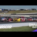 Marco Andretti, Jeb Burton left with significant damage after contact at the Roval | NASCAR