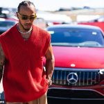 Lewis Hamilton dines with Hollywood star Brad Pitt in Austin as they plot their new Formula One blockbuster film... with the Mercedes driver looking for a record-extending SEVENTH win at US Grand Prix on Sunday