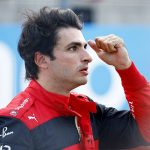 Ferrari's Carlos Sainz takes pole position at the United States Grand Prix with Max Verstappen bumped up to second after Charles Leclerc's 10-place grid penalty... while Mercedes duo Lewis Hamilton and George Russell will start third and fourth