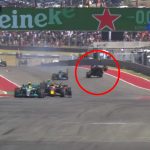 Watch Fernando Alonso and Lance Stroll collide in horror 180mph crash as car rears on two wheels at US Grand Prix