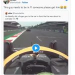 F1 fans go wild for Aussie star Daniel Ricciardo's cheeky hand gesture to rival just before overtaking him during amazing run to finish seventh at the Mexican Grand Prix