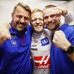 'POLE BABY!': Kevin Magnussen hails 'incredible' first pole position of his career for the Brazilian GP sprint race... after an 'amazing journey' in which his time in F1 looked to be over before returning to Haas weeks before the start of the season