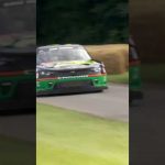 Close call! NASCAR almost hits the hay bales up the FOS Hill